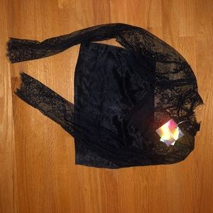 Missguided lace crop top